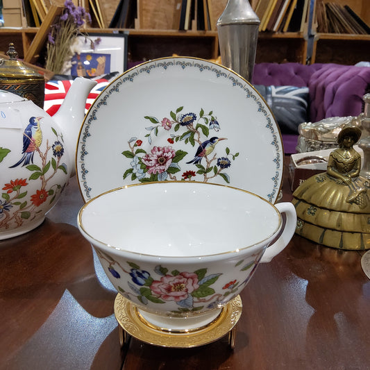 Aynsley Pembroke Pattern Tea Cup and Saucer