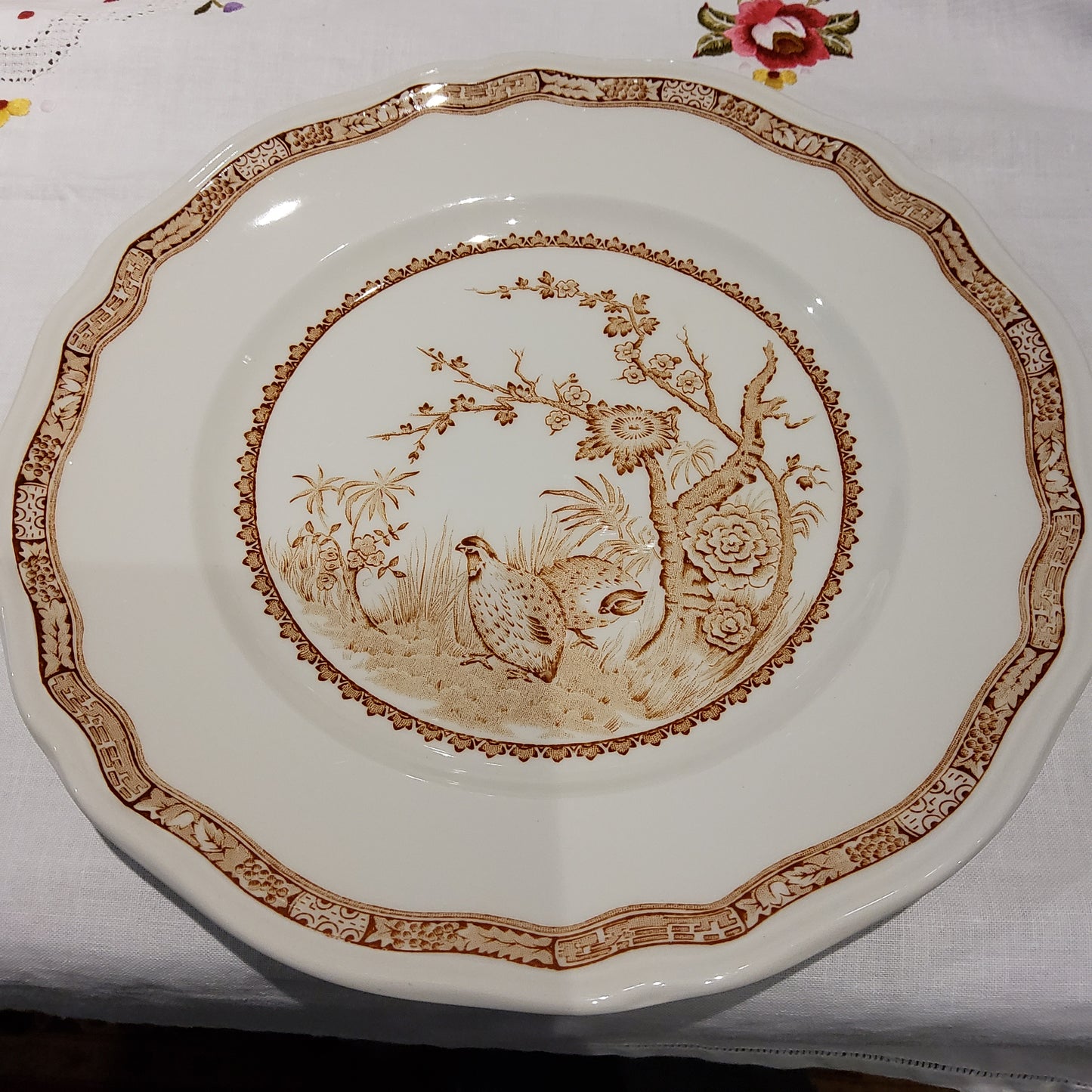 Assorted Quail Series Breakfast Plate (22.5cm)
