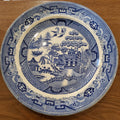 c1820 Blue Willow Antique Dinner Plate