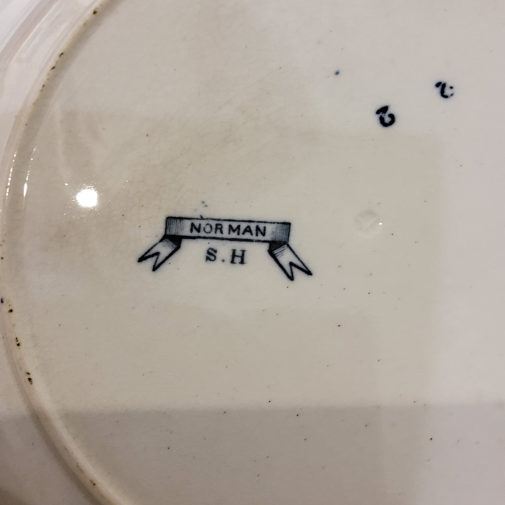 SH Norman 1890 Ironstone Big Bowl