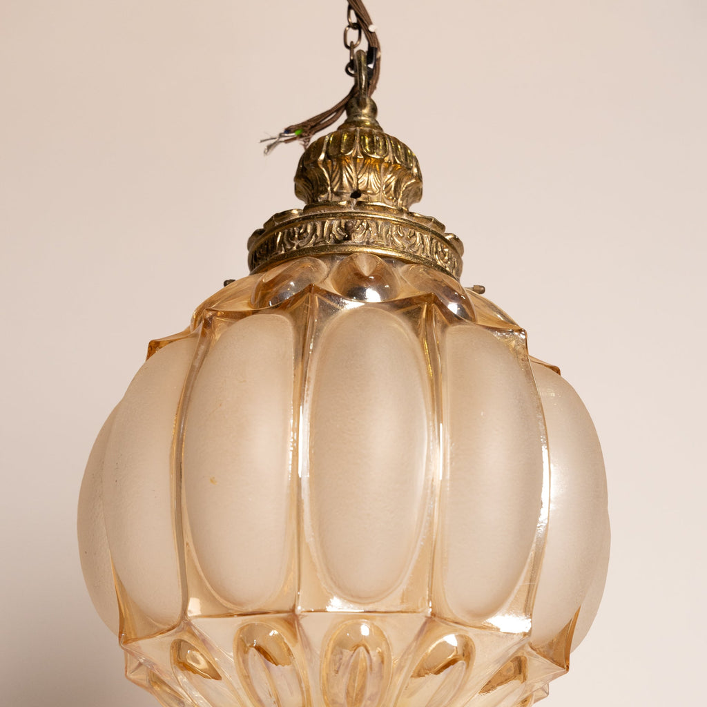 New Arrival ! .1960s Glashutte Limburg Bubble Pendant Lamp