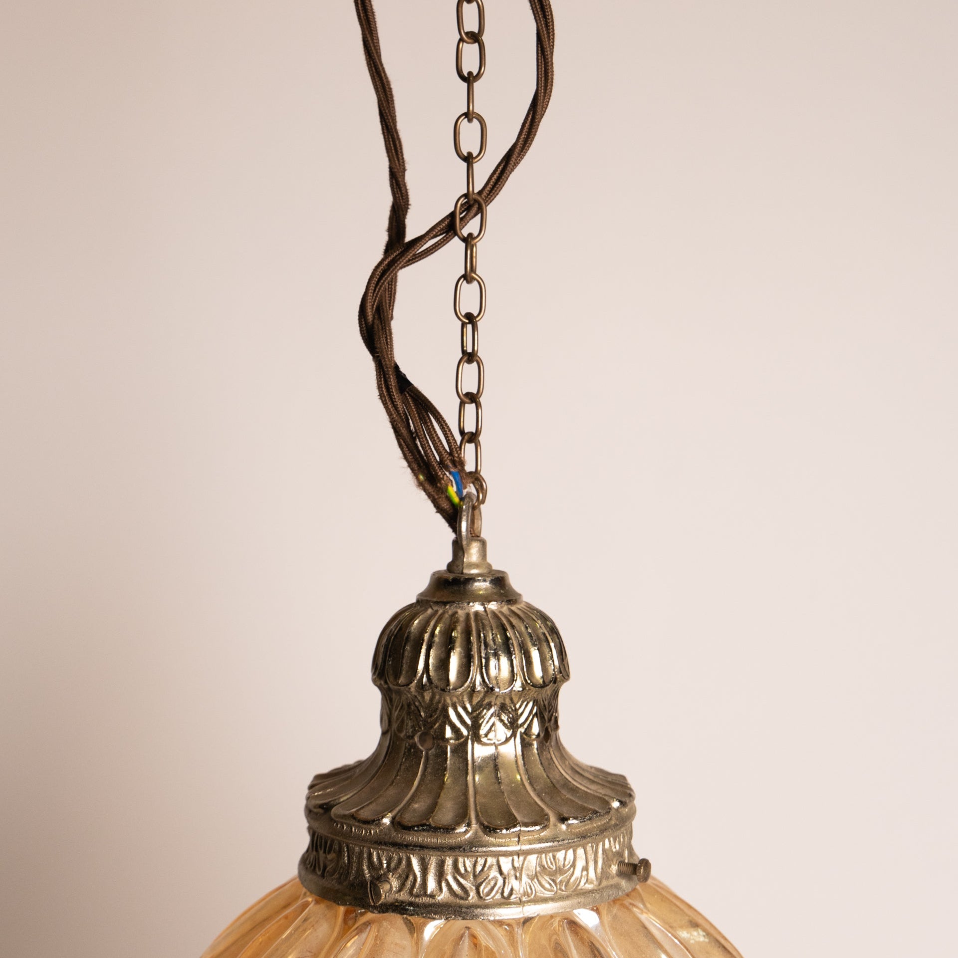 New Arrival ! .1960s Glashutte Limburg Bubble Pendant Lamp