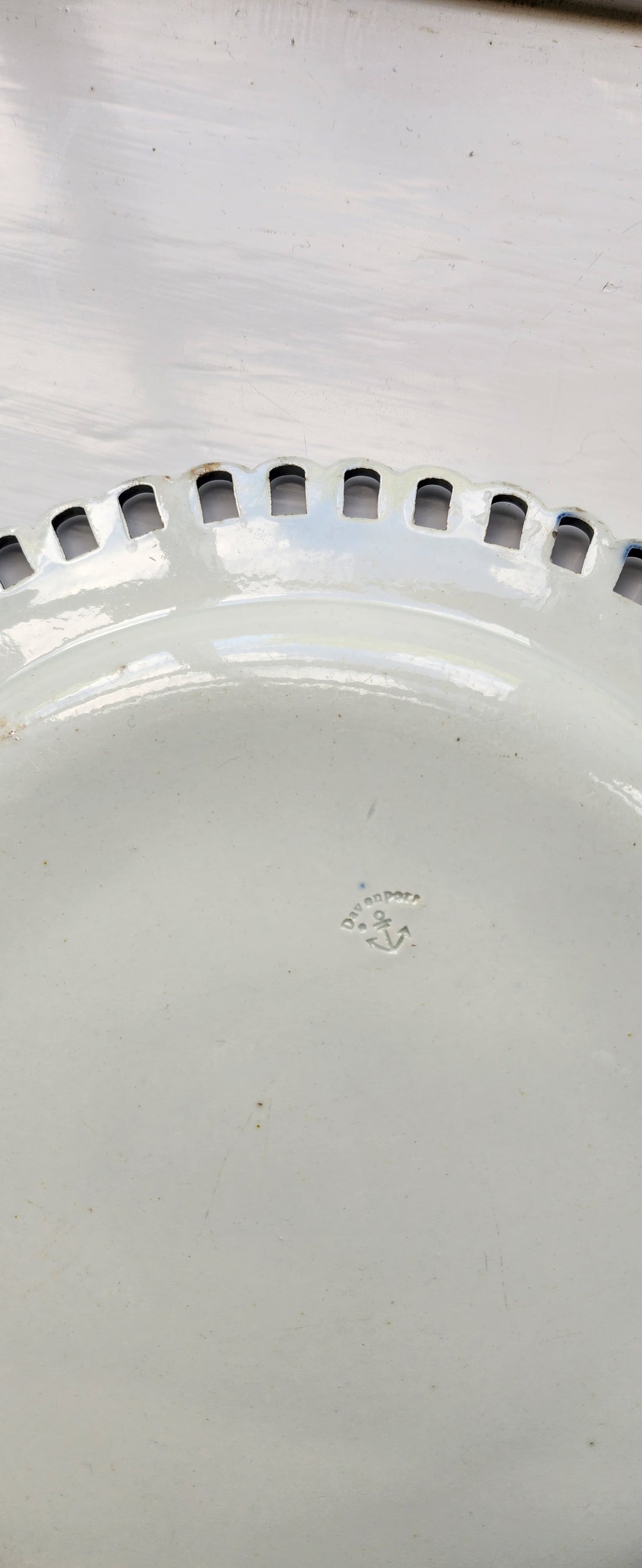 Rare Devenport 1830 Blue and White plate