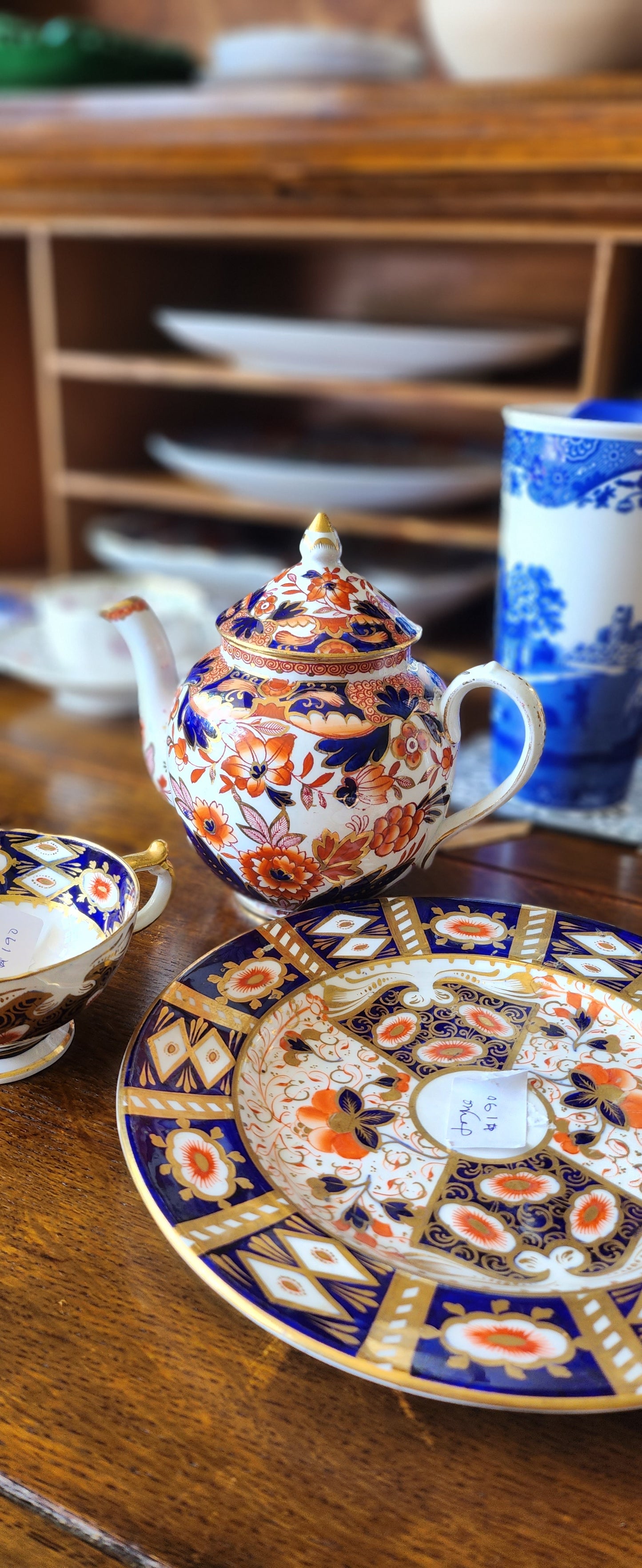 Antique Booths imari handpainted teapot