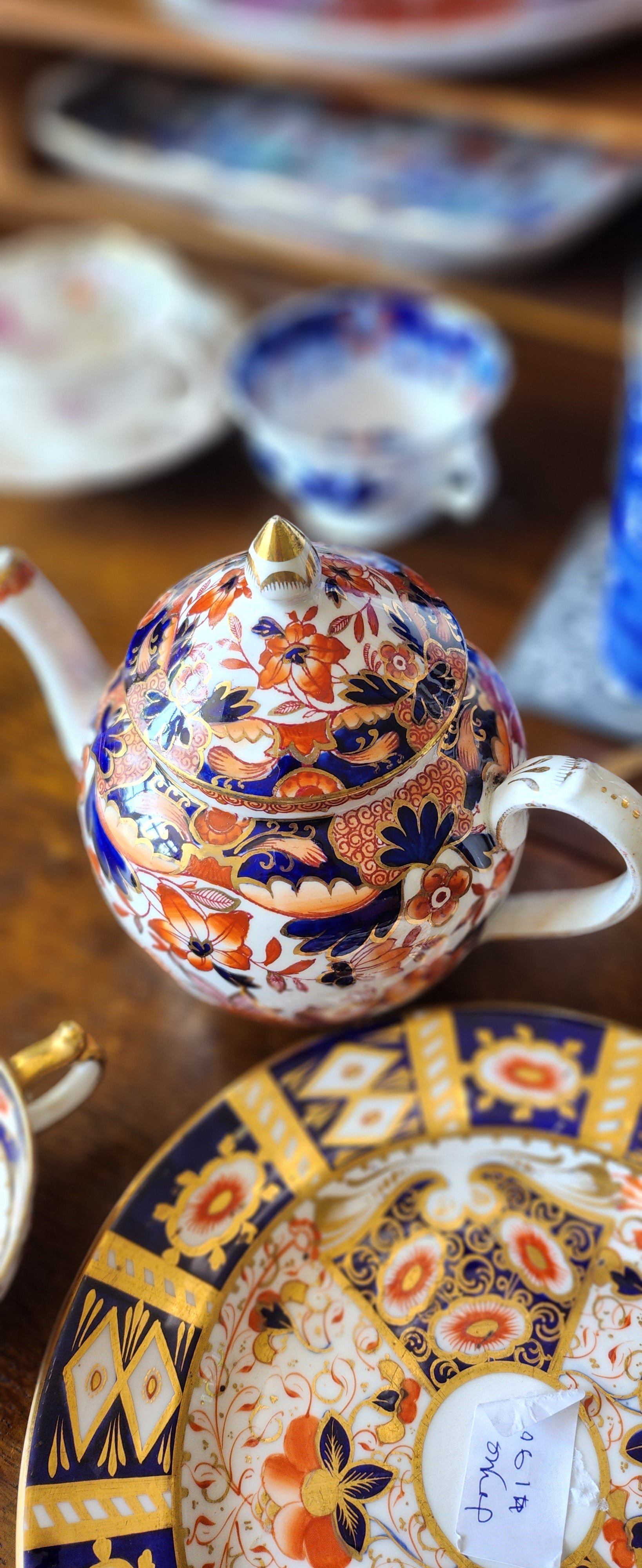Antique Booths imari handpainted teapot