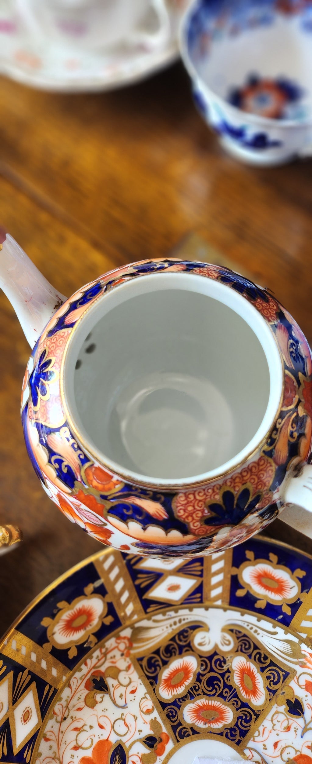 Antique Booths imari handpainted teapot