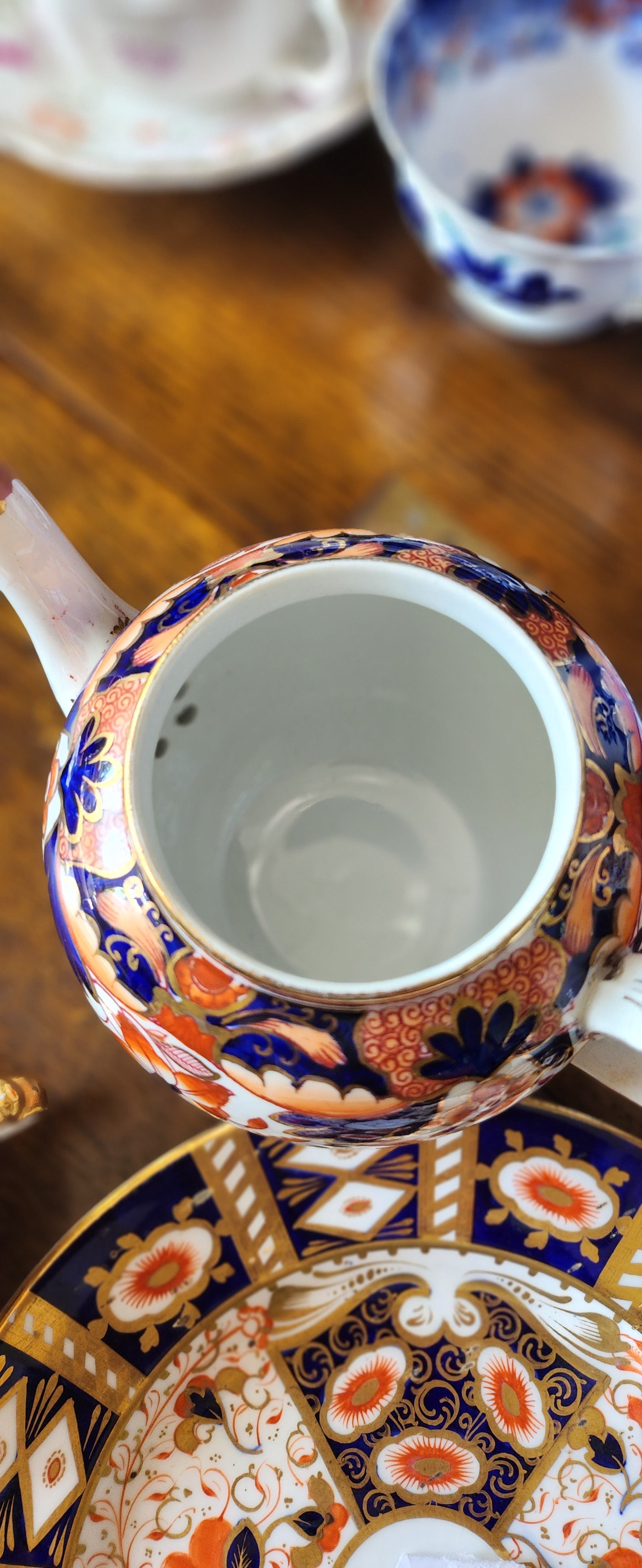 Antique Booths imari handpainted teapot