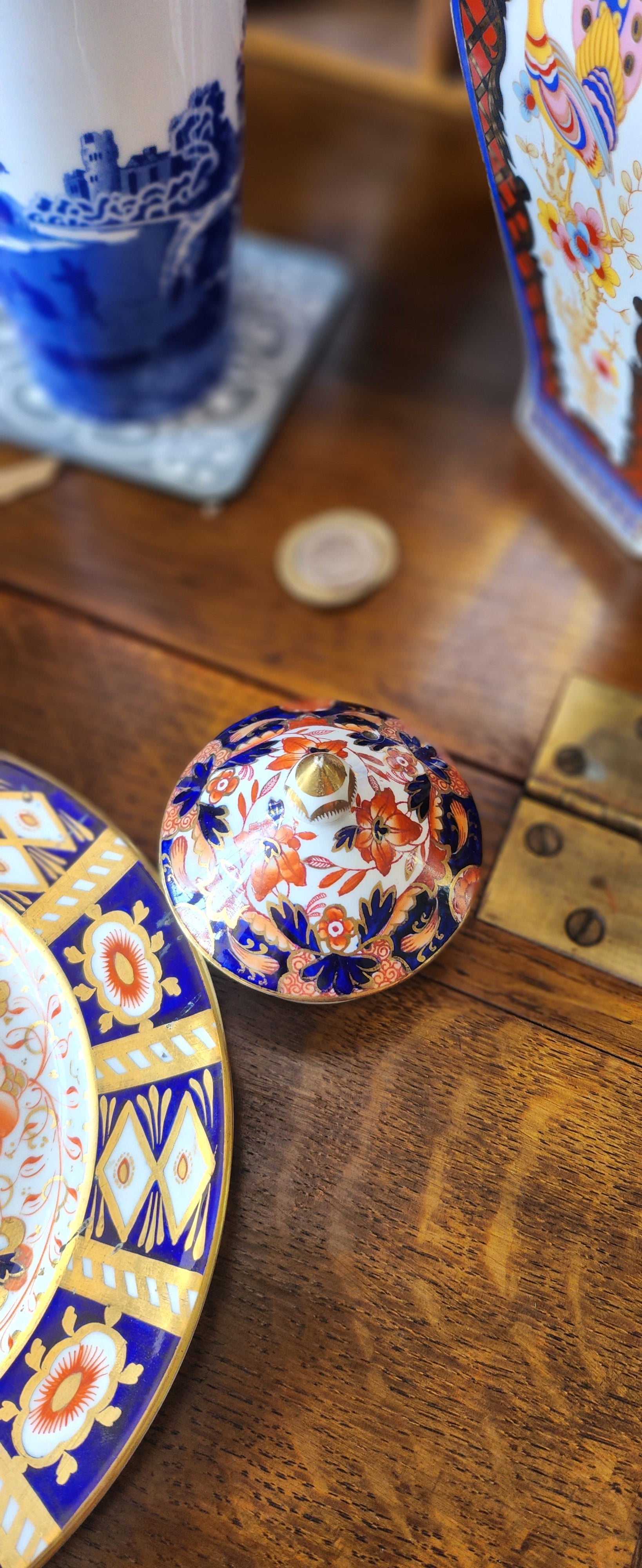 Antique Booths imari handpainted teapot