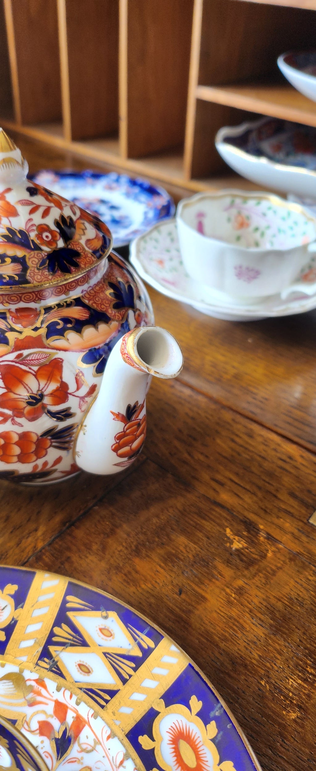 Antique Booths imari handpainted teapot