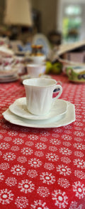 Shelley Dainty White Demitasse teaset Antique English China