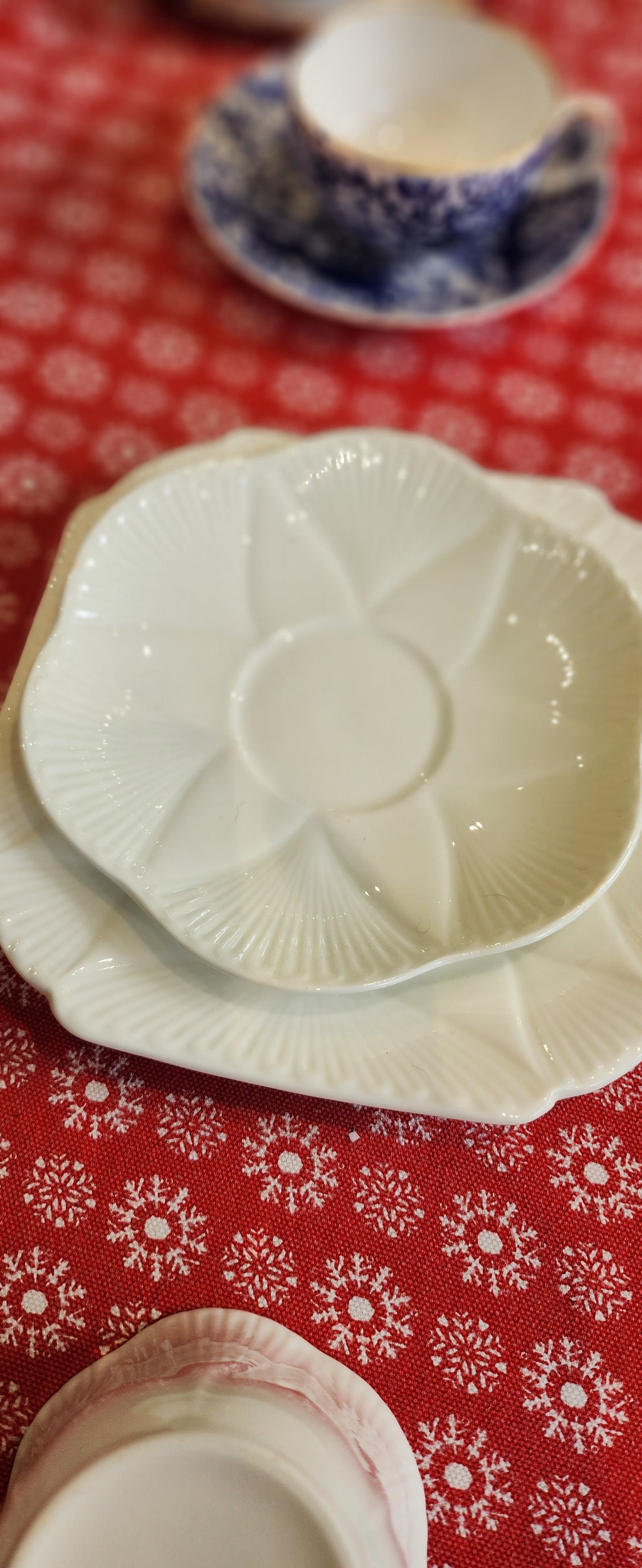 Shelley Dainty White Demitasse teaset Antique English China