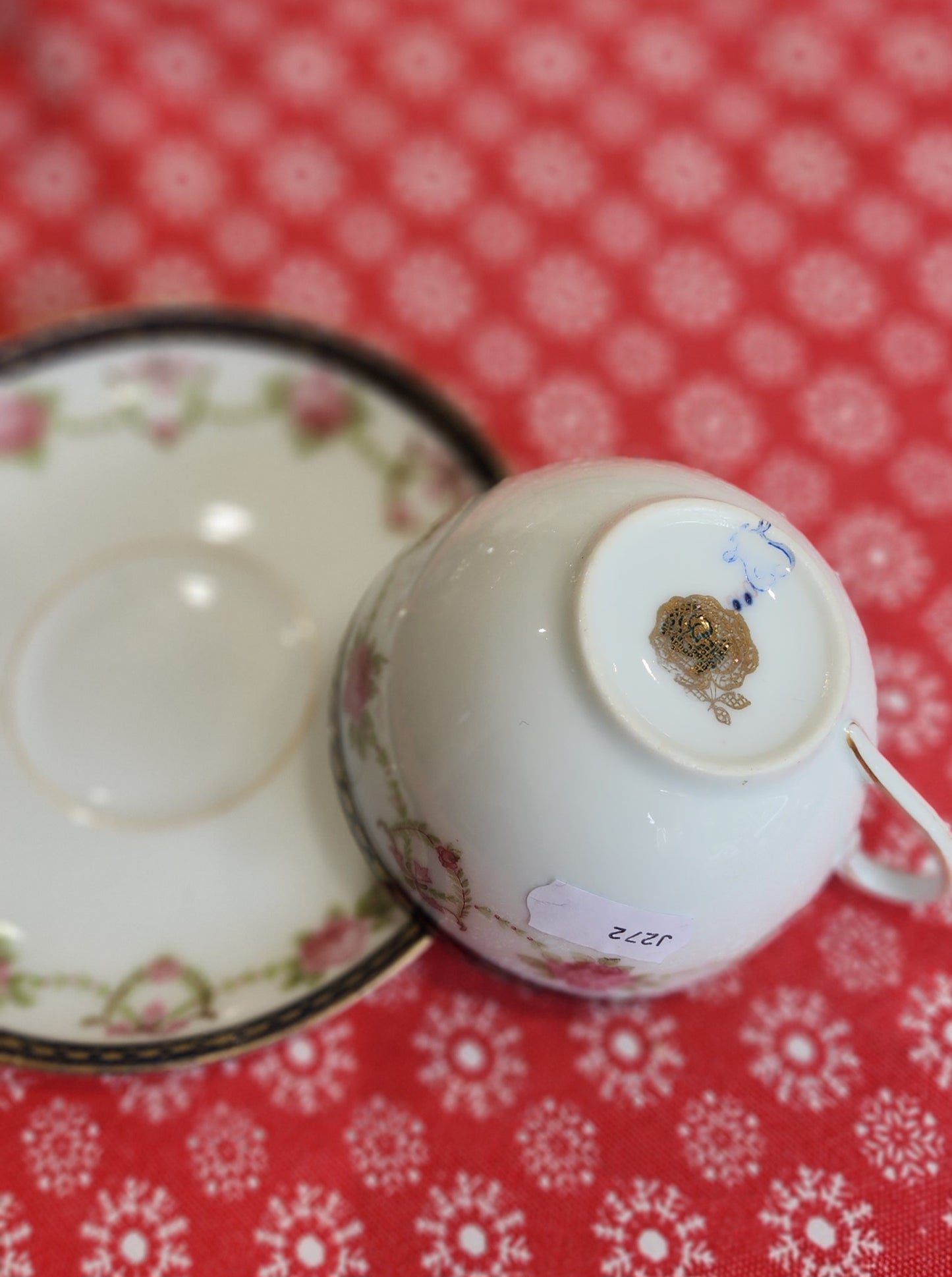 Antique fine bone china teaset