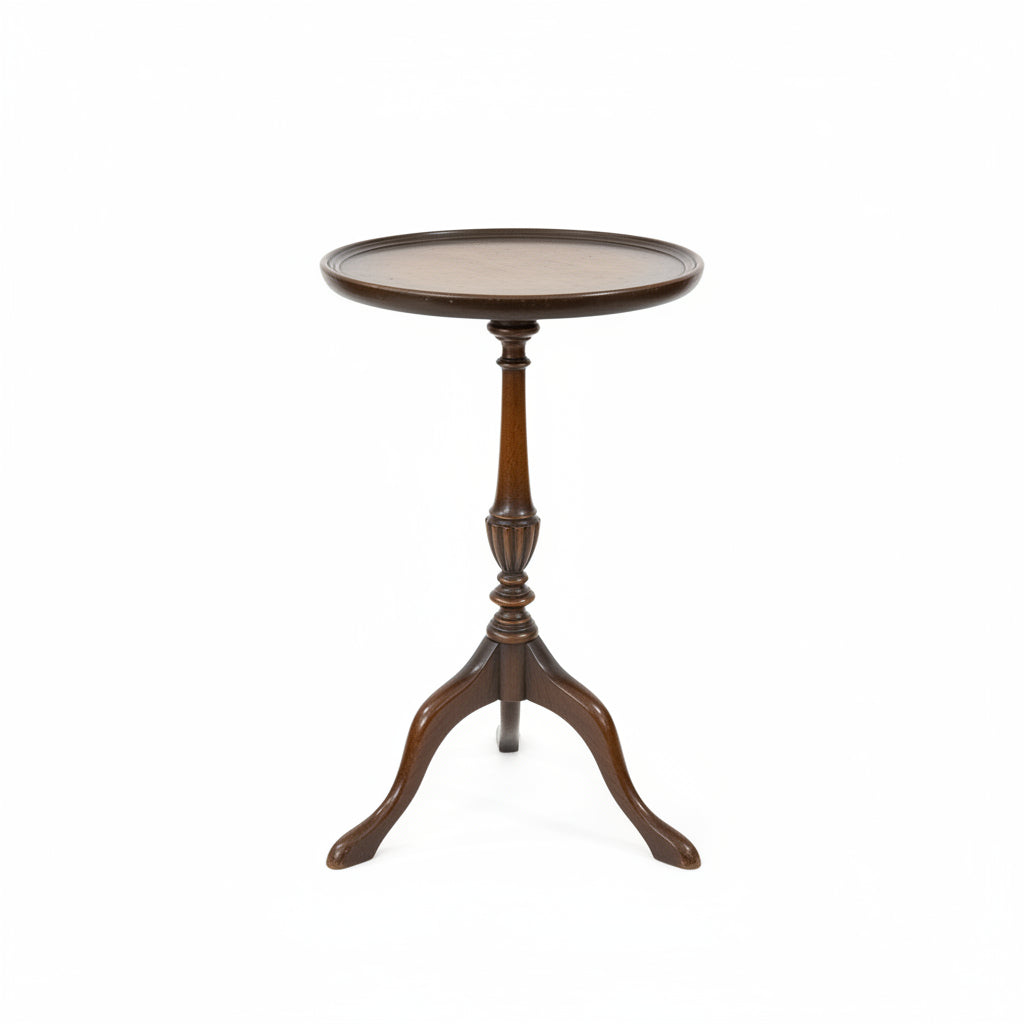 Vintage Tripod Side Table | Mid-Century British Antique