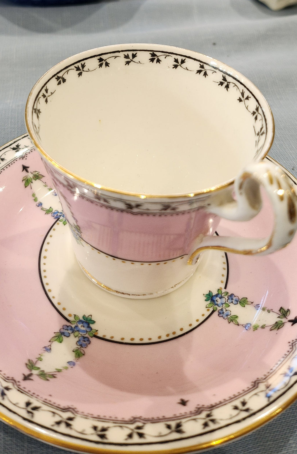 Rare Duchess E & B L pink Coffee set