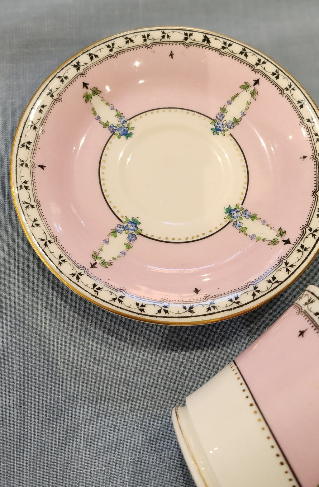 Rare Duchess E & B L pink Coffee set