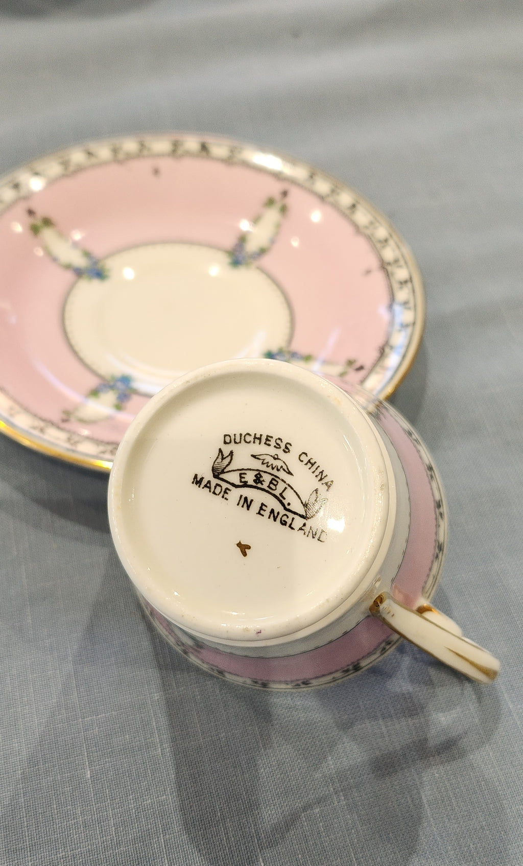Rare Duchess E & B L pink Coffee set