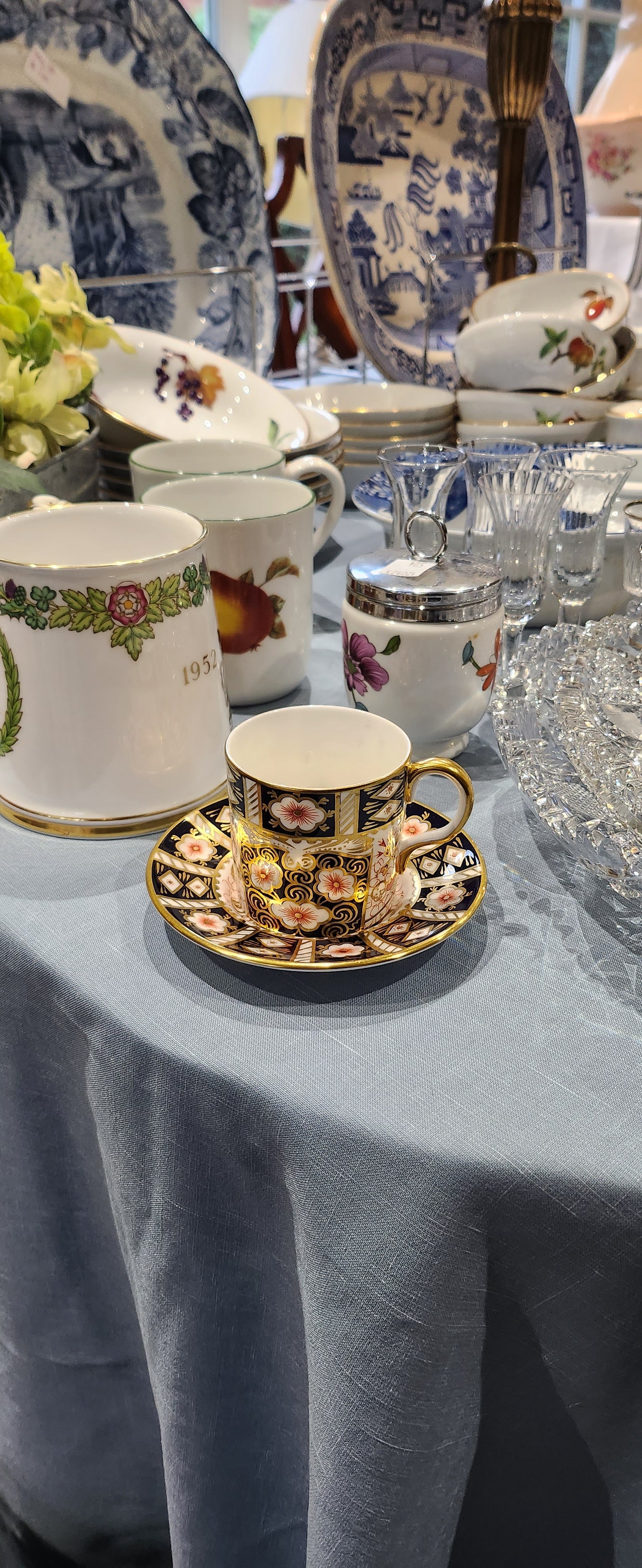 Royal Crown Derby Handpainted imari coffee set