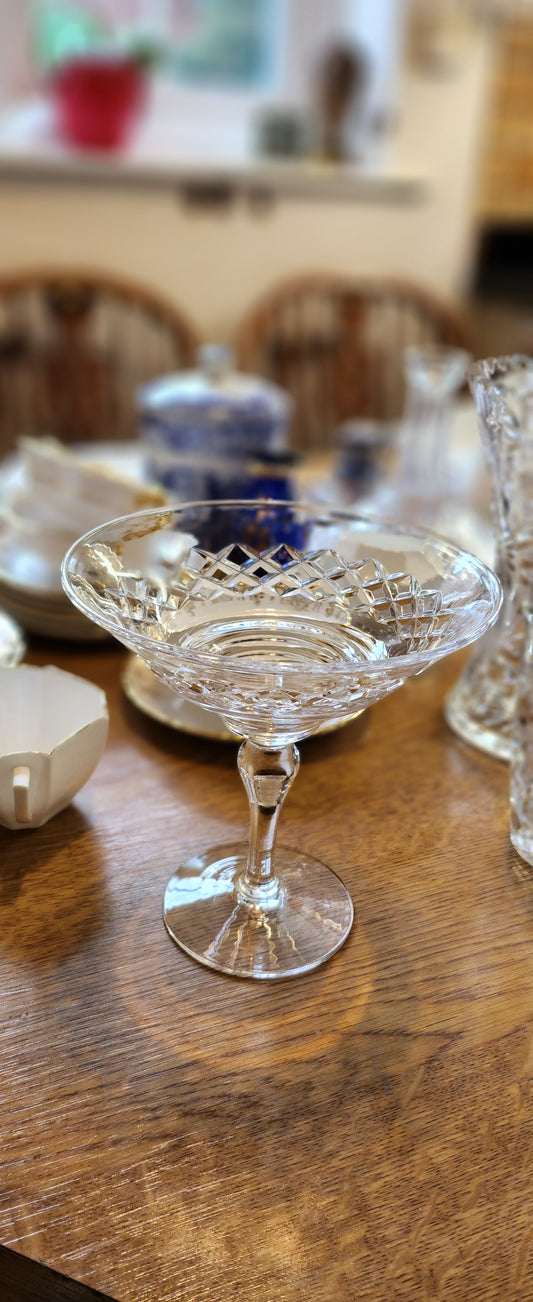 High Quality Crystal compote by Stuart crystal ( Waterford)