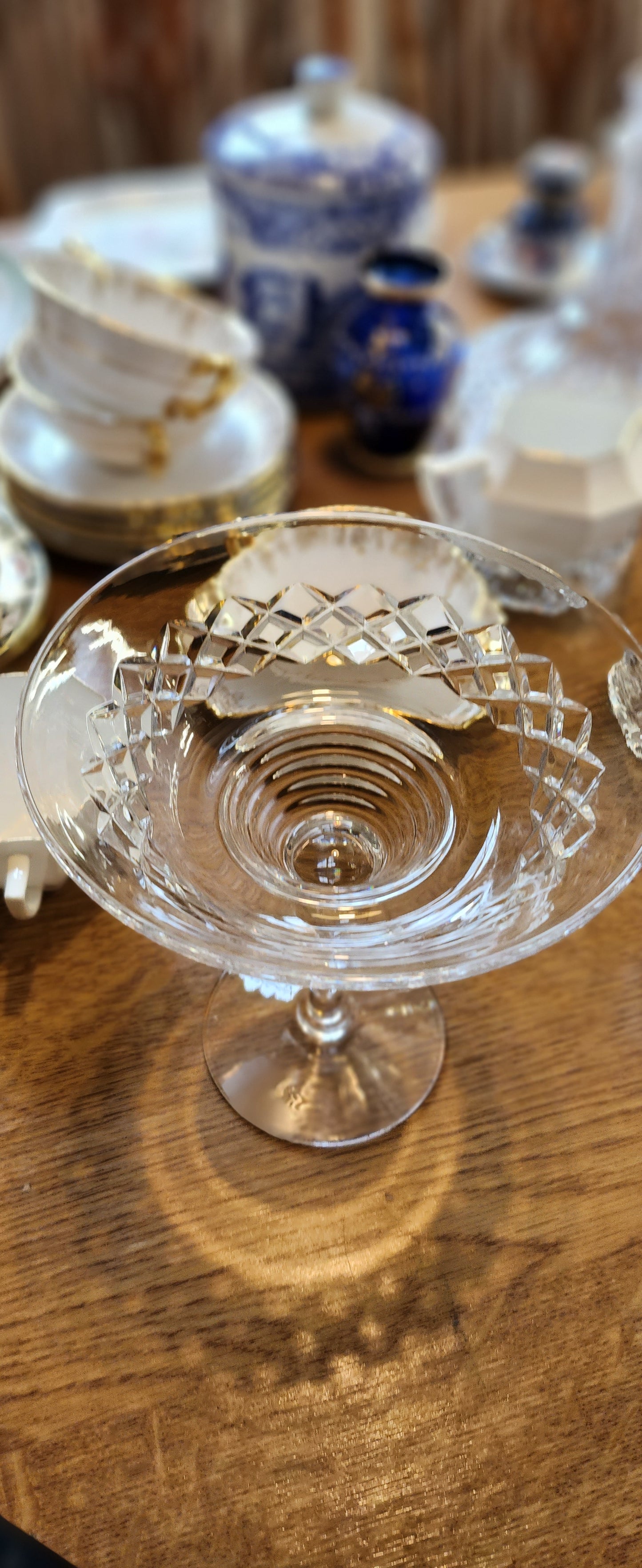 High Quality Crystal compote by Stuart crystal ( Waterford)