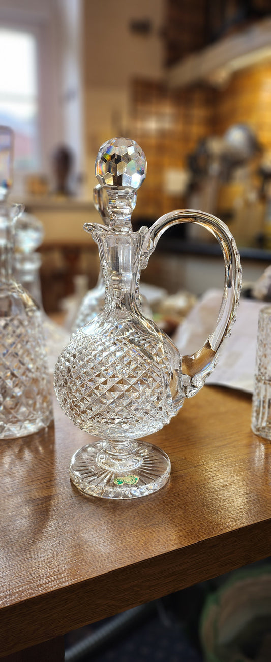 Waterford mastercut 1970 Claret Crystal decanter with handle