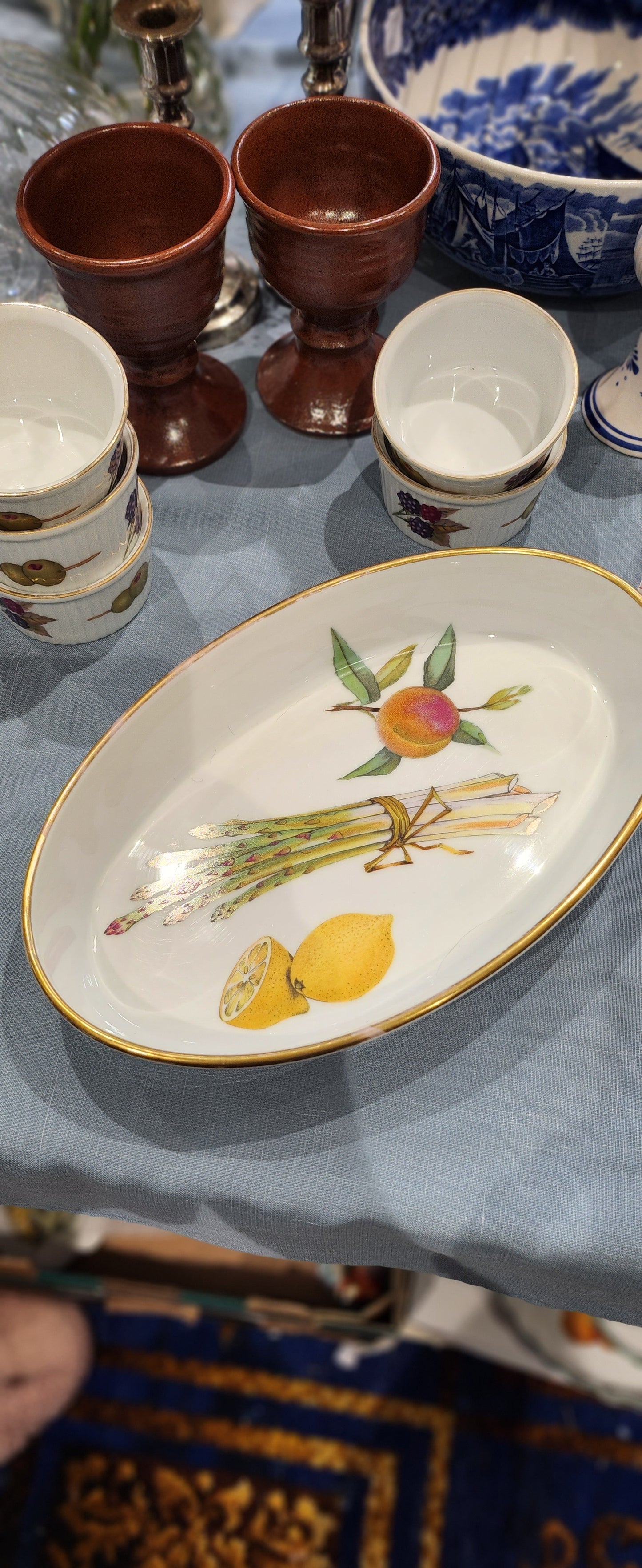 Royal Worcester Oven to tableware serving dish - Asparagus
