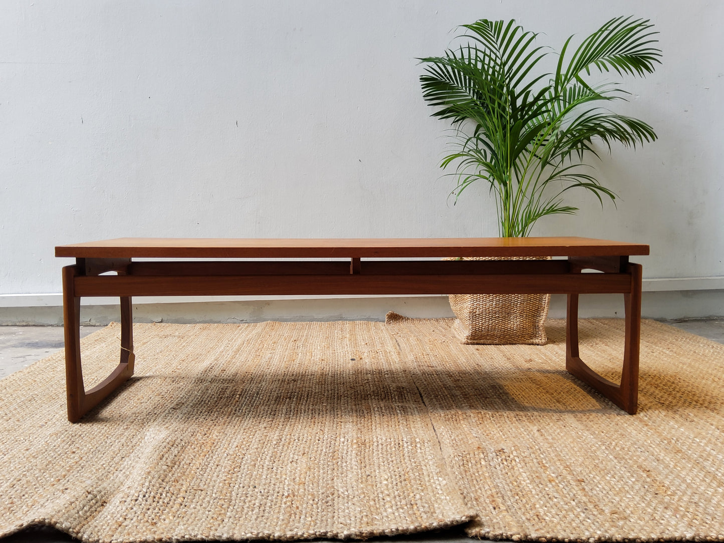 Mid century Floating Top Coffee Table - Signed