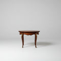 Antique French Inlaid Walnut Coffee Table With Marquetry