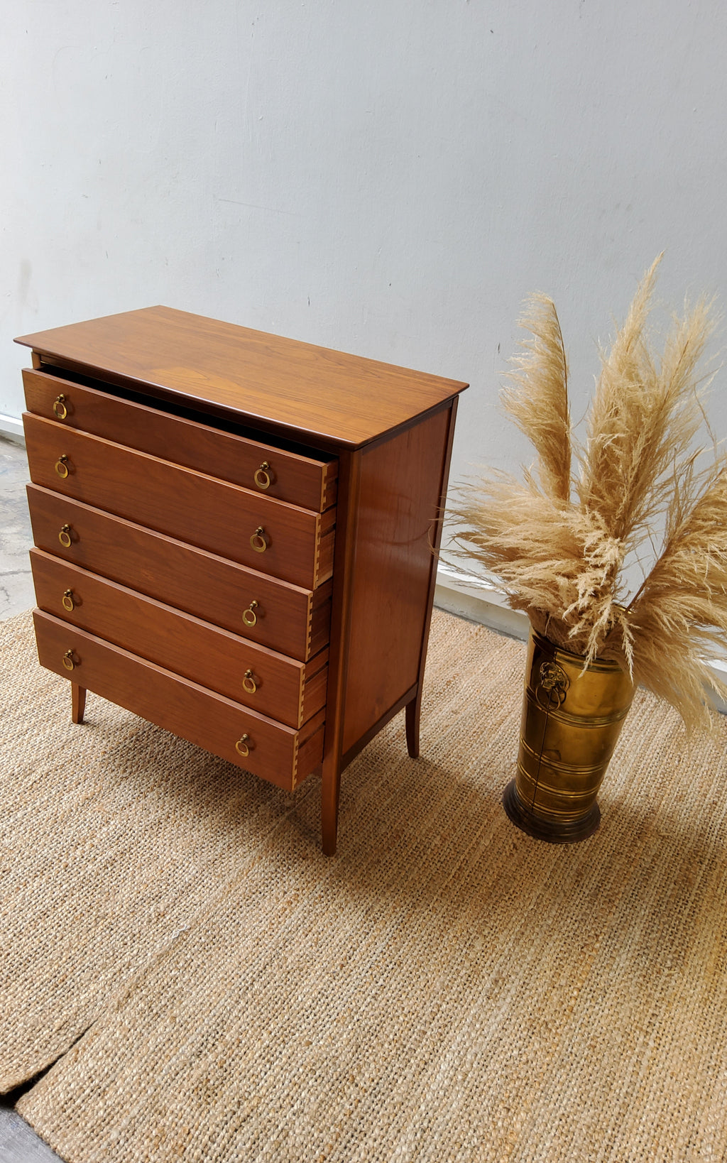 Vintage mid-century teak Chest of drawer