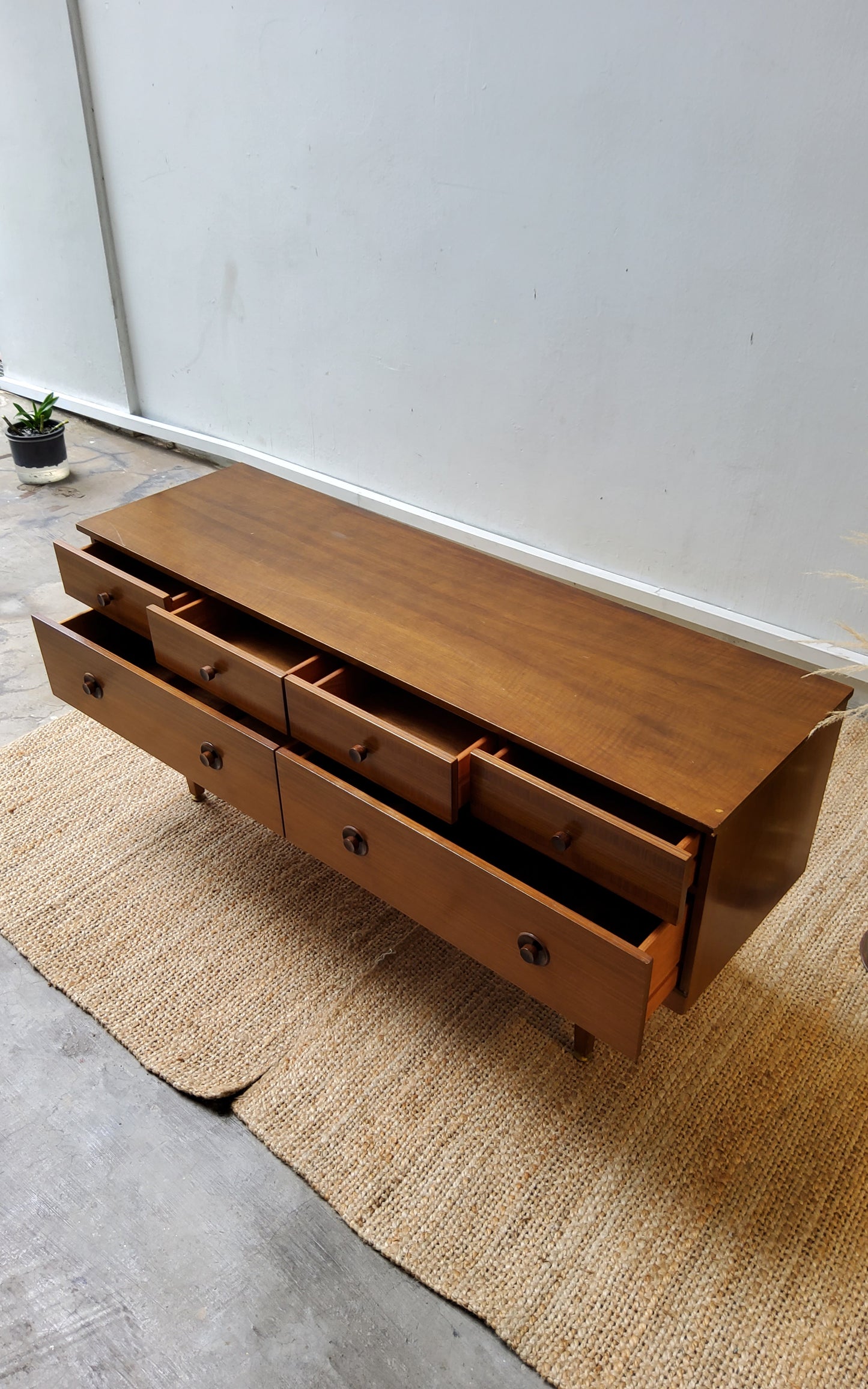 Mid century Teak wood side board 1950