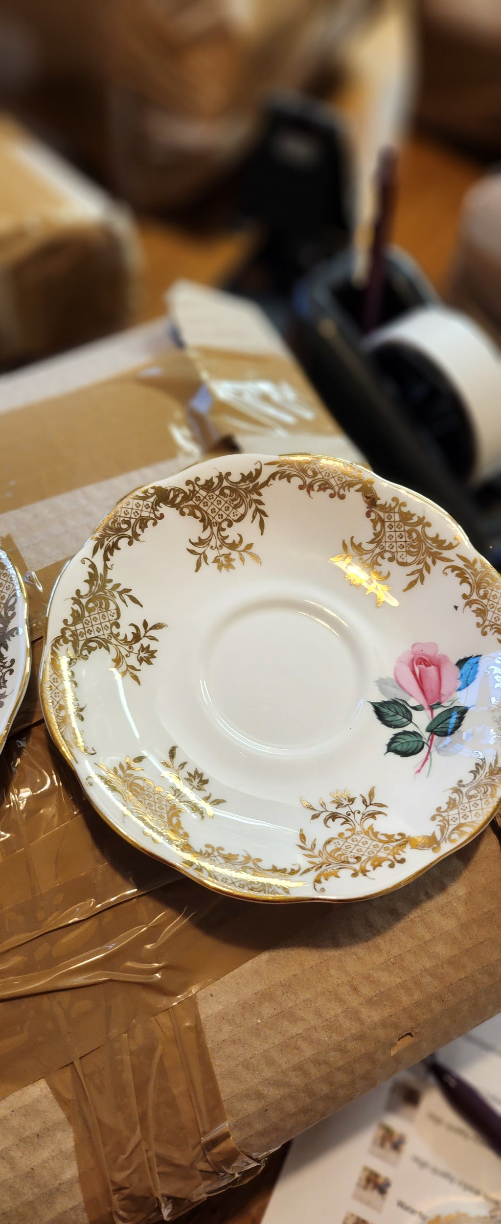 Vintage Royal Standard tea set trio
