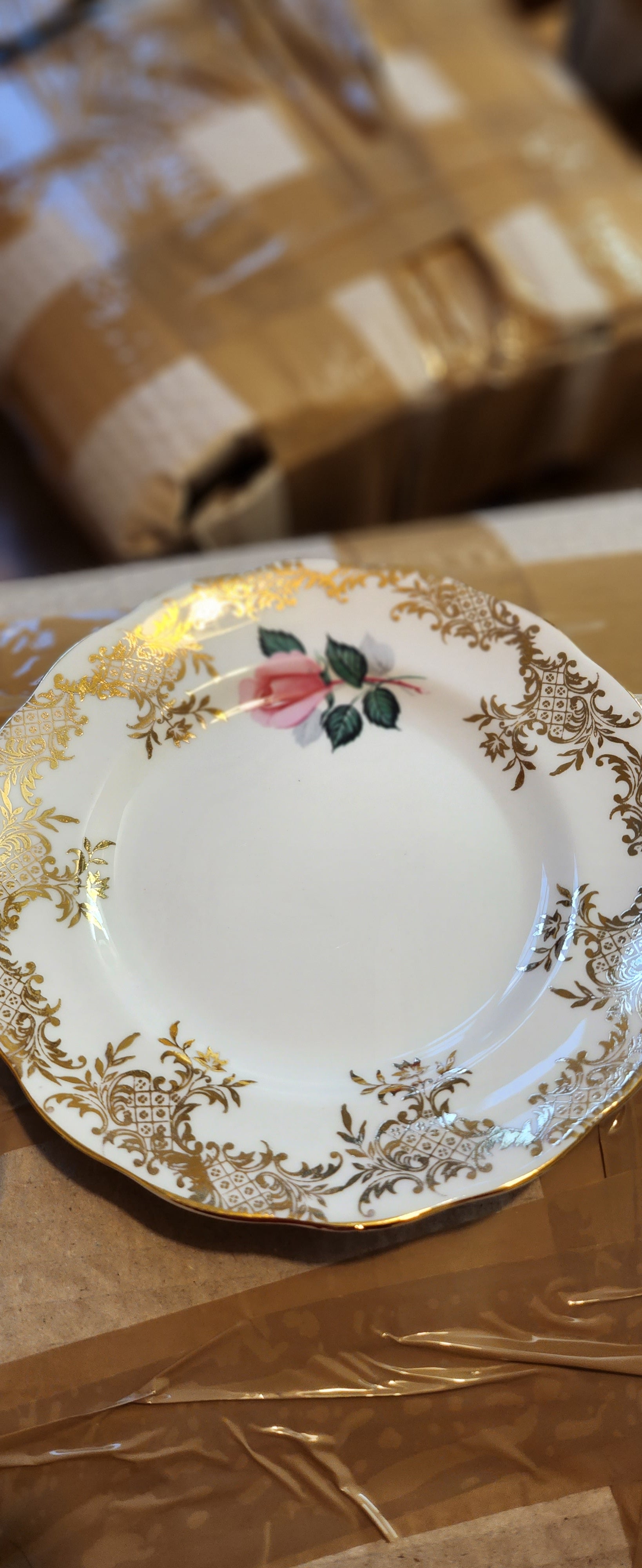 Vintage Royal Standard tea set trio
