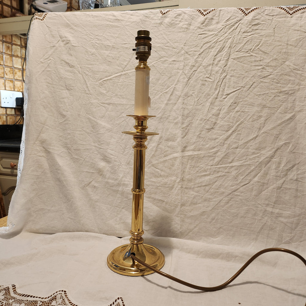 Regency brass table lamp