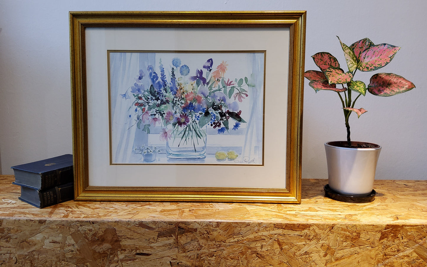 Vintage watercolour painting by Celia Russell