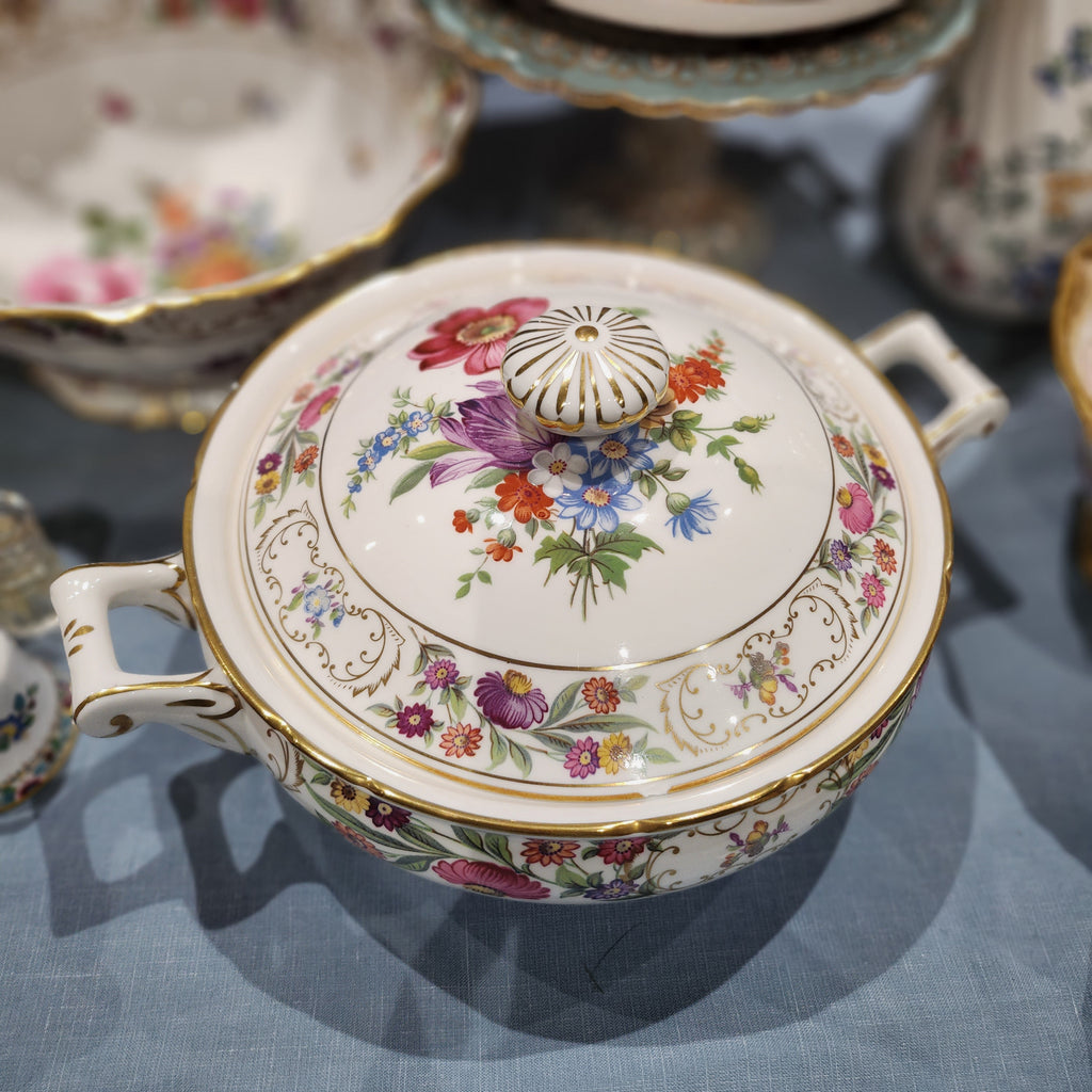Rare Hammersley Dresden  Spray fine bone China Big tureen
