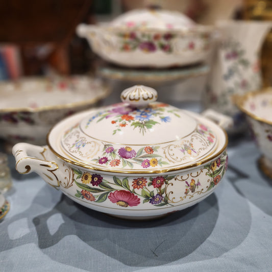 Rare Hammersley Dresden  Spray fine bone China Big tureen