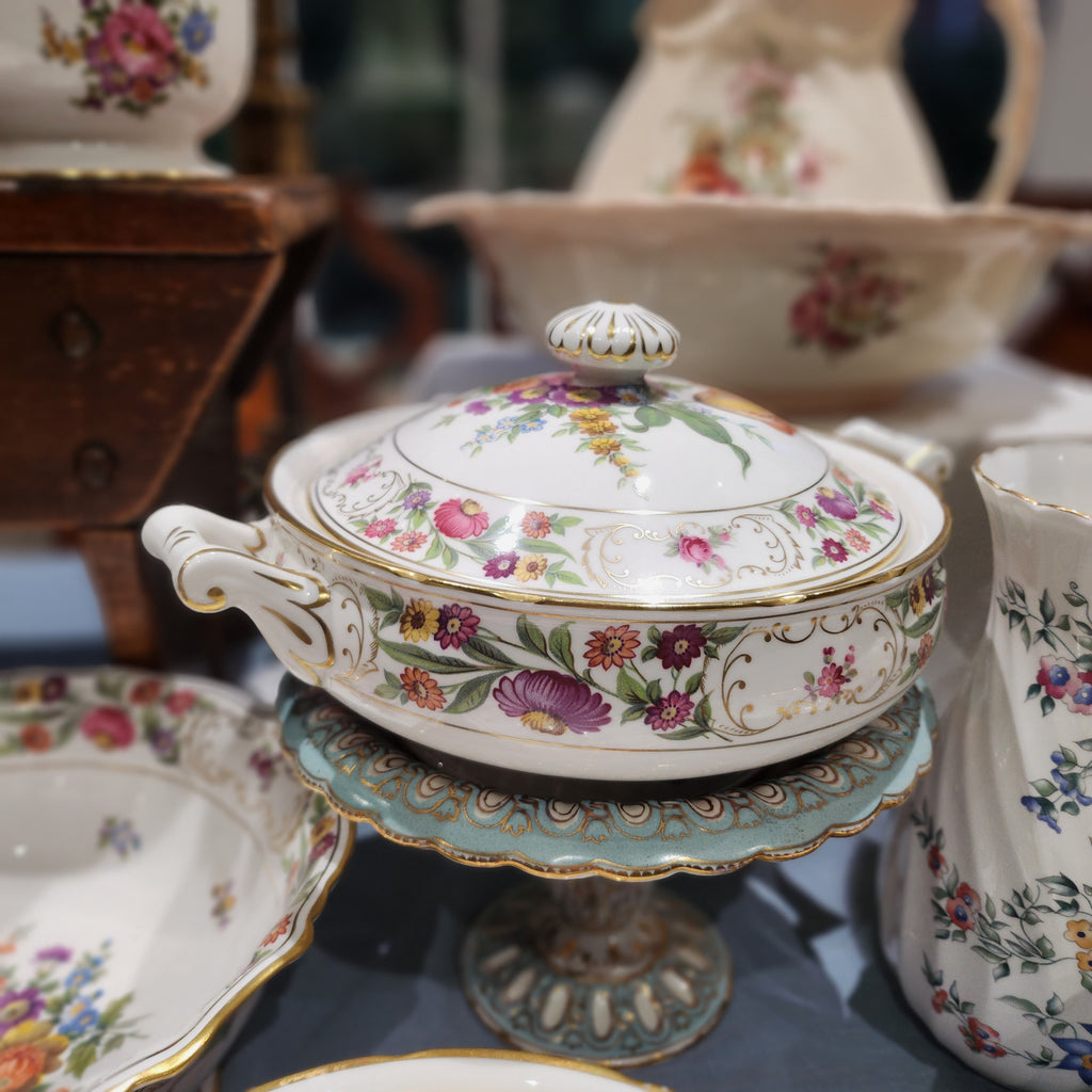 Rare Hammersley Dresden  Spray fine bone China Big tureen