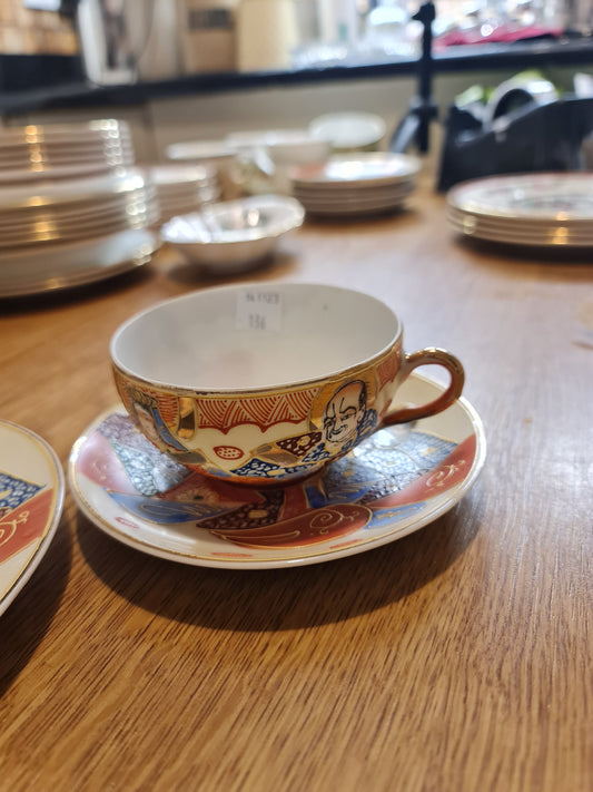 Japanese vintage/Genuine Satsuma/Meiji period/cup/handmade/19th century