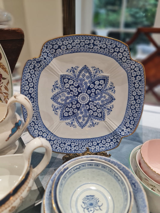 Rare Spode Antique Blue and white Plate26 cm plate s1820-1860