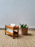 The 1960s teak magazine rack