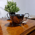 Antique Brass Sugar Bowl