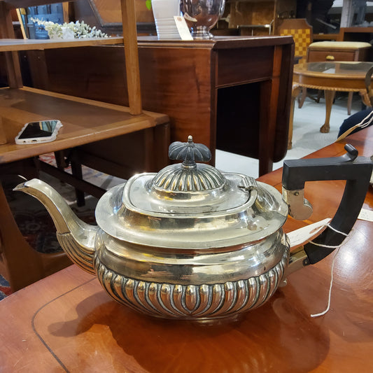 Antique brass teapot