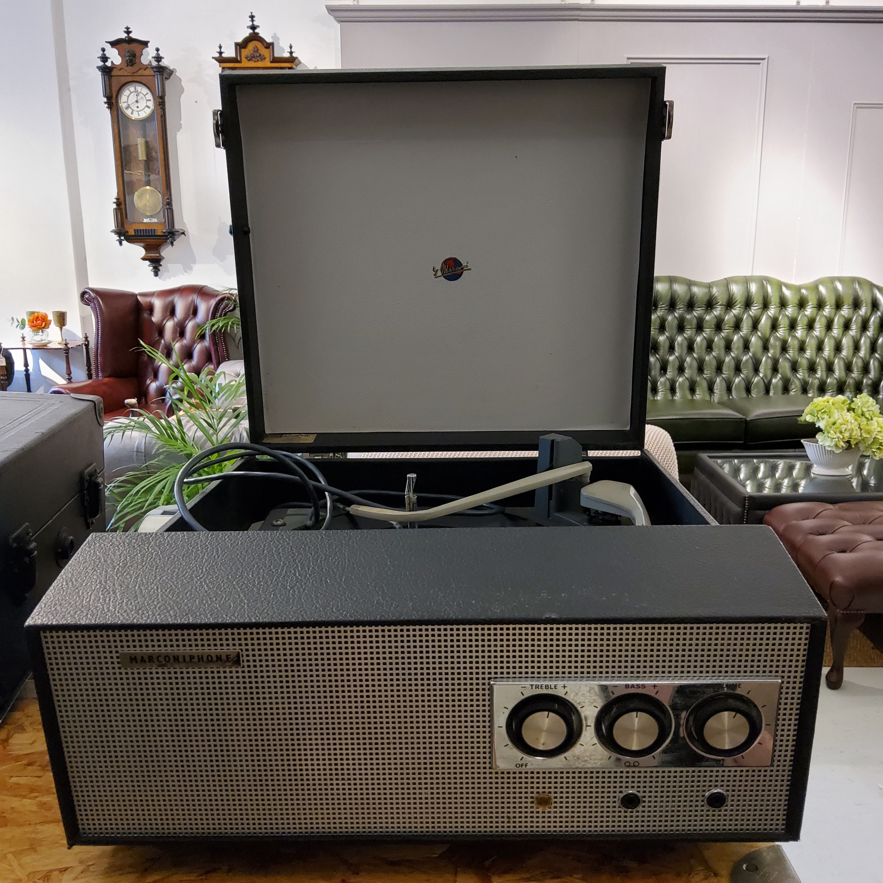 Vintage English Portable Record Player
