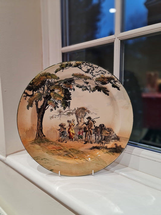 Rare 1930 Royal Doulton 33 cm plate