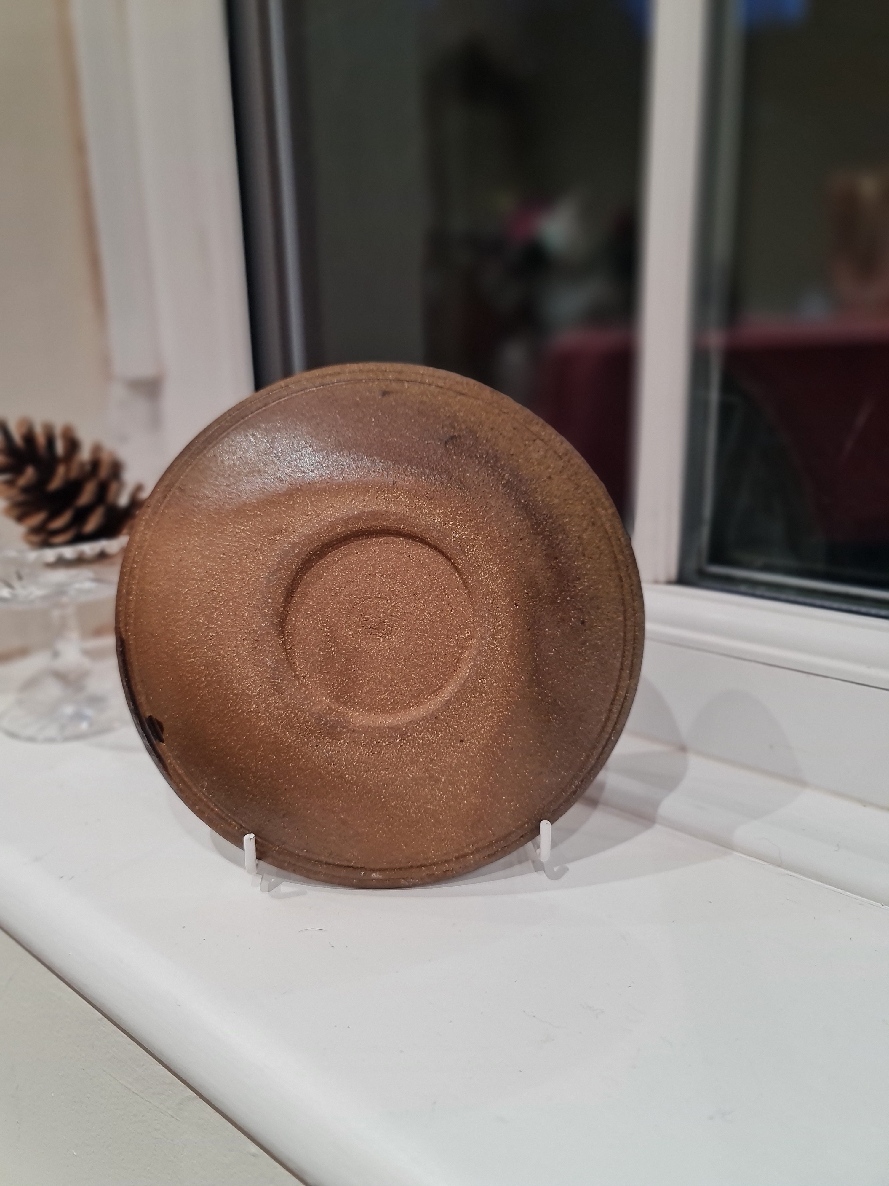 Cool Mid century studio pottery plate