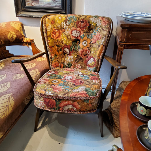 Vintage Ercol Windson Queen Chair