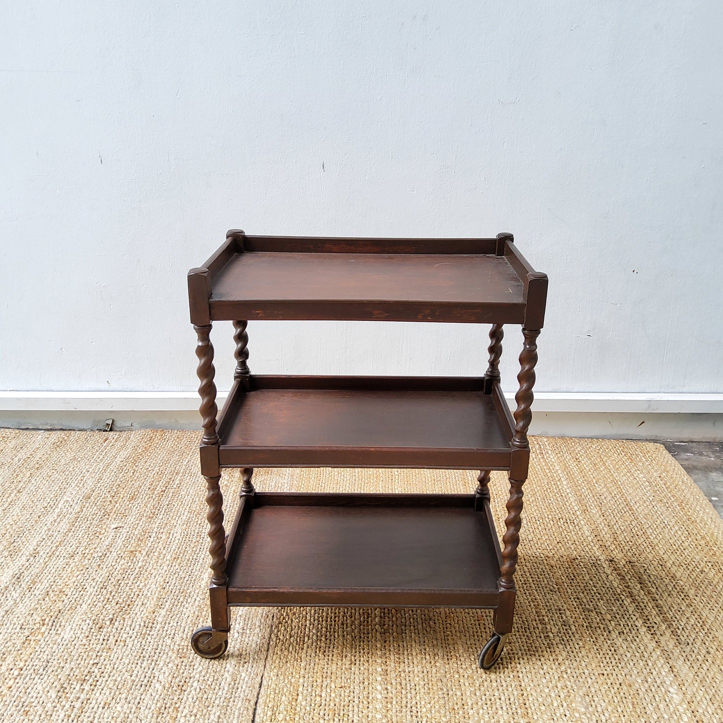 English Oak Tea Cart/trolley