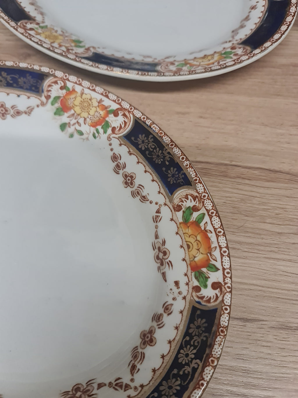 Thomas Forester & son Stratford series 1859 Imari oval serving  Platter 26 x 21 cm