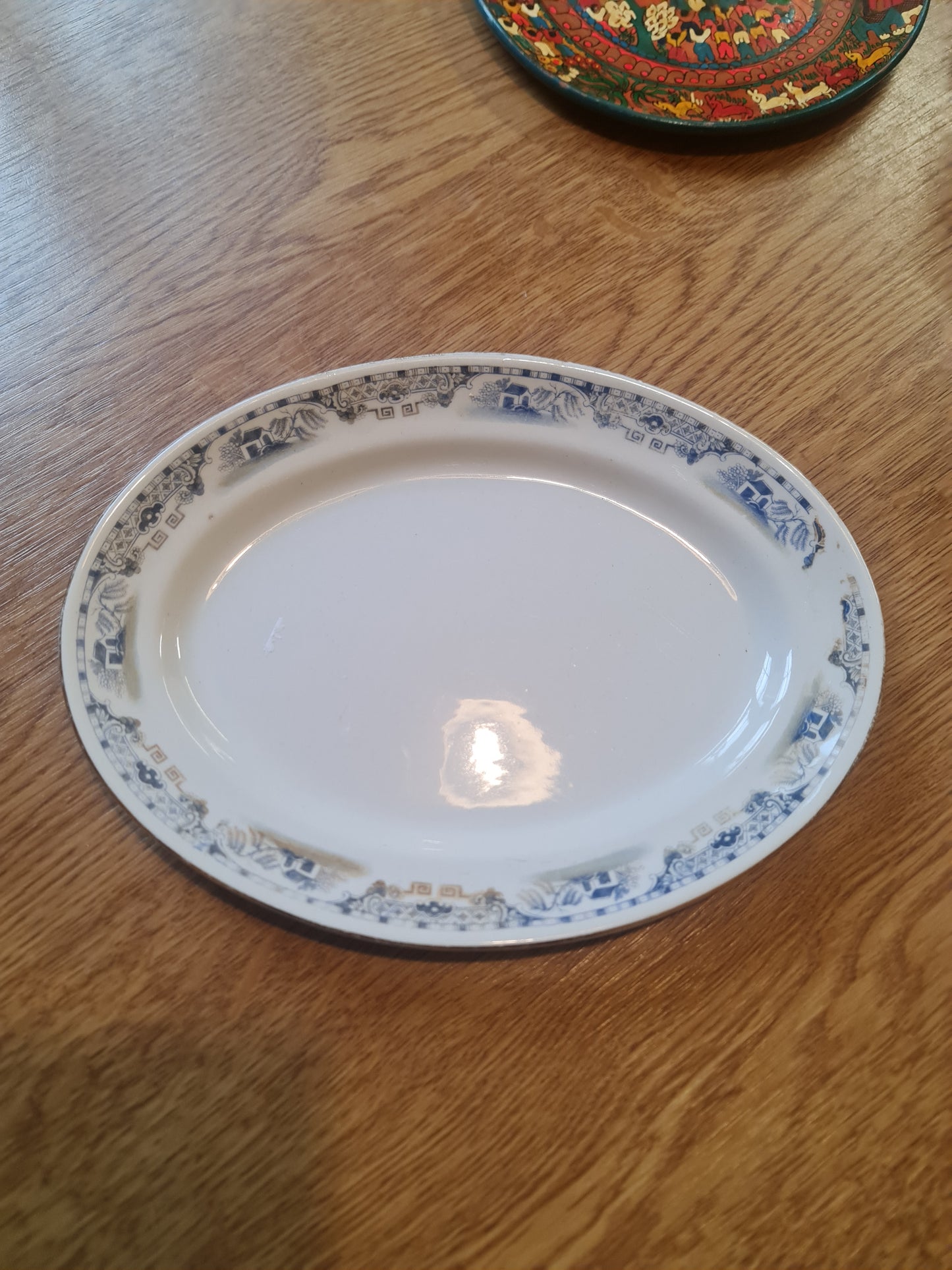 Antique Tunstall & son platter