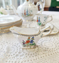 1900s Crown Tuscan handpainted milk jug