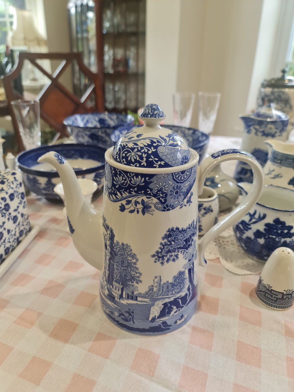 Vintage Spode rare size big tea /coffee pot